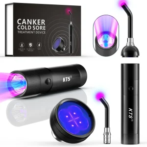 KTS 3-in-1 dispositivo per la terapia della luce rossa trattamento per il mal di decubito del freddo per le labbra naso orecchio ginocchio mani sollievo dal dolore del nervo muscolare articolare