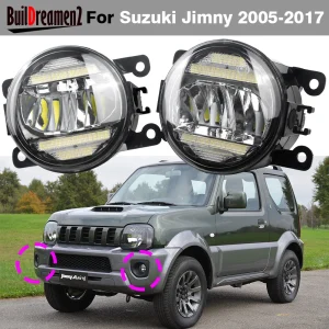 2 X 30W 8000LM Auto LED Gruppo fendinebbia Lampada di marcia diurna DRL H11 12V per Suzuki Jimny 2005-2017