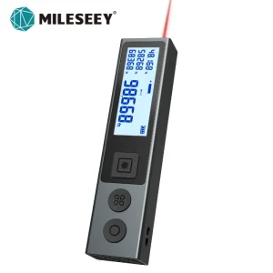 Misuratore laser MILESEEY M120, 30M 40M con texture metallica, telemetro laser Bluetooth, adatto per designer, appassionati di fai-da-te