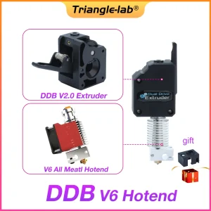 R Trianglelab MK8 Bowden Estrusore DDB Estrusore + V6 HOTEND Dual Drive Estrusore per stampante 3D ad alte prestazioni per stampante 3D I3