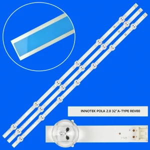 Striscia di retroilluminazione a LED per 32LN541U 32LN545B 32LN536U 32LN5100, 32LN5180 32LN5707 32LN550FD 32LN540FD UOT POLA2.0 32LN54 REV 1.0