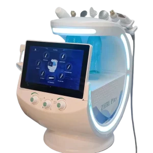 Macchina per il trattamento del viso intelligente blu ghiaccio di alta qualità 2025 Hydrofacial 7 in 1 Dermoabrasione portatile professionale