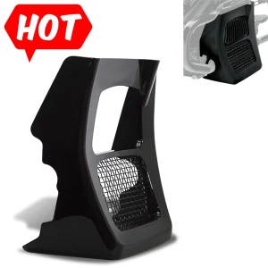 Moto Carenatura Spoiler Anteriori Copertura Del Mento Del Radiatore Per Harley Road King Electra Street Glide FLHR FLTRX Radiatore Olio 2017-2025