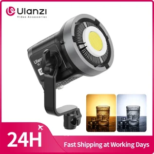 Ulanzi VL-120Bi 120W V-Mount Video Light Fill Light 2700-6500K V-Mount e DC Dual Power Supplies per la fotografia in streaming live