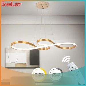 Lampada a sospensione a Led nordica lampade da soffitto a Led Decorative Art Design minimalista sala da pranzo lampada a sospensione illuminazione interna