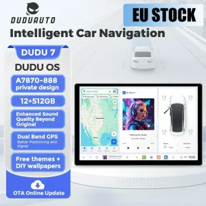 UIS7870 DUDU7 Autoradio Car Stereo Dual GPS Navi Player DUDU OS DUDUAUTO universal Host unit per Peugeot Renault Skoda Citroen