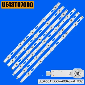 Striscia di retroilluminazione a LED per UE43TU7000 UE43AU7170U UE43AU7192 UE43AU7100 UE43AU7100U UE43TU8005K UE43TU8002K UN43TU700DF UN43TU700DF