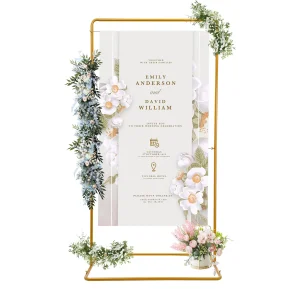 Supporto per fondale con palloncino floreale Decorazione di nozze Staffa per bordo in metallo popolare Decoracion Boda Western Party