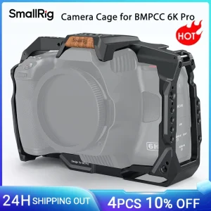 SmallRig Full DSLR Camera Cage per BMPCC 6K Pro Case fai da te Rig per Blackmagic Pocket Cinema Camera 6K Pro con scarpa fredda 3270