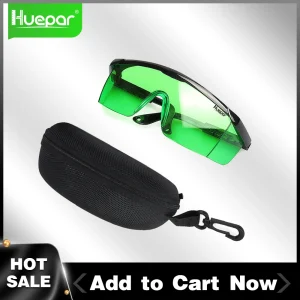 Huepar occhiali di sicurezza Laser occhiali di protezione per strumenti di bellezza Laser verdi occhiali protettivi per occhiali per pittura e decorazione