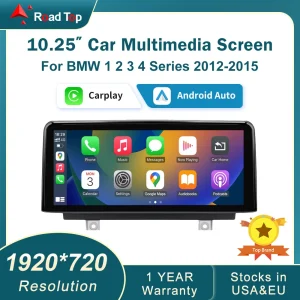 10.25’12.3′ Wireless CarPlay Android Auto Schermo di Visualizzazione Multimediale Per BMW 1 2 3 4 Serie F20 F21 F22 F30 F31 F32 F33