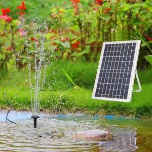Pompa dell’acqua solare per fontana DC portatile 17V/10W Direct Drive senza batteria senza spina