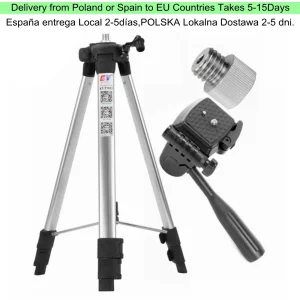 Treppiede KaiTian per livello laser regolabile in altezza addensata con funzione di inclinazione della staffa Strumento di costruzione laser a livello di linea verde/rosso