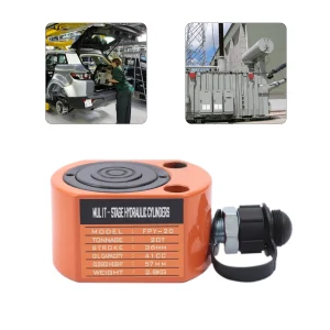 Cilindro idraulico 20T Martinetto idraulico portatile FRY-20 360 °   Strumento per cilindri di sollevamento multiasse per macchine edili navali