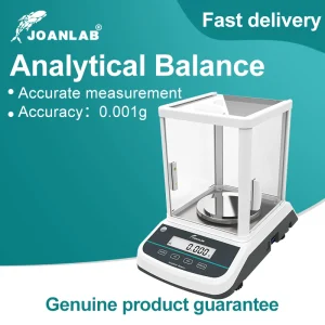 Bilancia analitica JOANLAB Bilancia digitale da laboratorio Bilancia elettronica Bilancia di precisione Bilancia Gamma: 200/300/500 g Risoluzione: 0,001 g