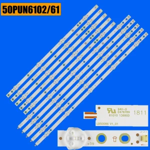 Striscia di retroilluminazione a LED per 50PUS6162/12 50PUS6272 50PUS6703 50PUS6753 50PUN6102/61 50PUS6272/12 50PUS7303/12 50PUS6262/05