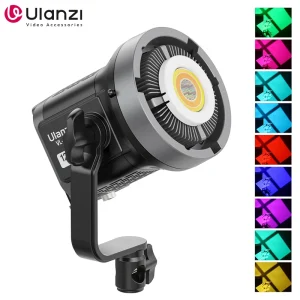 Ulanzi VL-120Bi VL-120C 120W V-Mount COB Light Controllo APP wireless 2700K-6500K Luce video per Skit Video Fotografia