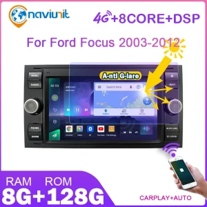 Autoradio wireless Carplay Android 14 Auto per Ford Focus Fiesta Ford C S-max Fusion kuga Mondeo Galaxy 2 Car Multimedia GPS BT