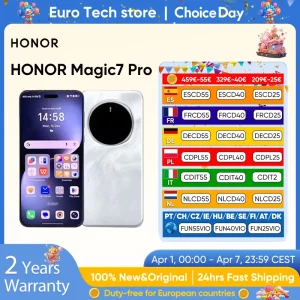 Nuovo HONOR Magic7 Pro 5G 2025 – Smartphone con Snapdragon 8 Elite, Display LTPO da 6.8” 120Hz, Ricarica 100W, Magic UI 9.0 Basato su Android 15