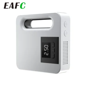 Pompa gonfiabile portatile Compressore d’aria per auto Pompa d’aria per gonfiaggio pneumatici elettrica digitale 12V per biciclette per motociclette per auto