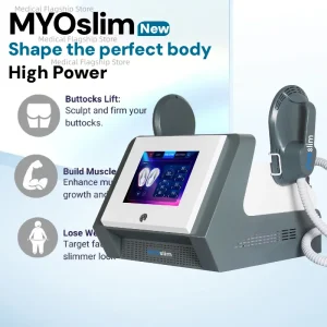 Dispositivo MYOslim per la riduzione del grasso e l’allenamento muscolare, trattamento corpo professionale per modellare cosce e glutei.