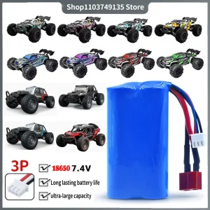 Batteria Lipo da 7,4 V 1500 mAh 18650 per batteria di ricambio per auto Wltoys SCY RC