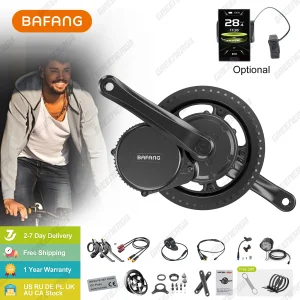 BAFANG 48V BBS02B CAN Motor M615 M325 M215 Mid Drive Kit di conversione bici elettrica 1000W 750W 250W 500W Motore BBSHD BBS02B BBS01B