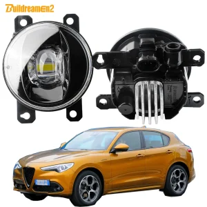 2 pezzi H11 LED fendinebbia per Alfa Romeo Stelvio (949_) 2016-2023 30W aggiornamento auto paraurti anteriore lente fendinebbia accessori