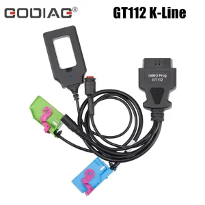 GODIAG GT112 K-Line PER VW Skoda Seat 2a e 3a generazione Cruscotto IMMO Cavo della piattaforma di prova corrispondente chiave