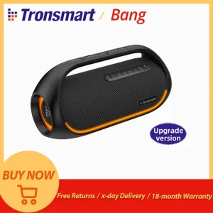 Altoparlante Bluetooth Tronsmart Bang Altoparlante portatile per feste con audio ad alta risoluzione senza perdita, bassi pesanti, controllo app, maniglia portatile