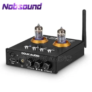 Nobsound Mini Bluetooth 5.0 tubo a vuoto preamplificatore ricevitore Stereo HiFi lettore USB amplificatore per cuffie Audio