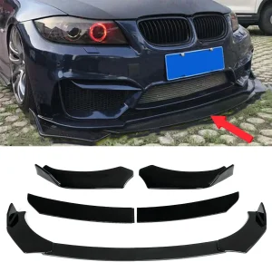Auto Paraurti Anteriore Splitter Lip Spoiler Body Kit Paraurti Diffusore Labbra Universale Per SEAT LEON FR 5F MK3 MK3.5 MK5 Per Ibiza 6J 6L
