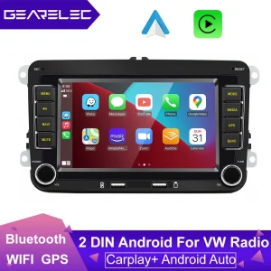 2 Din autoradio per Volkswagen VW Golf Polo Skoda Passat Jetta Android 10 Car Multimedia Player GPS WiFi Carplay Android Auto