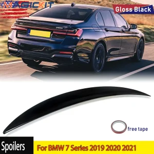 M Performance Style per BMW serie 7 2019 2020 2021 G11 G12 730 740 750 materiale ABS Spoiler posteriore per bagagliaio accessori per auto