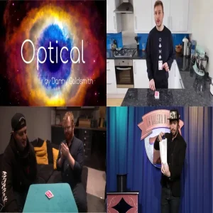 Ottico di Danny Goldsmith, secondi pensieri e doppio, controllo dei squali di Ollie Mealing, Spray Away di Gustavo Raley trucchi magici