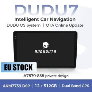 EU Duty Free Shop DUDUAUTO per Universal All-in-One 2K Screen autoradio lettore multimediale controllo vocale Car-Play Auto GPS Stereo car player android auto multimedia BT Wifi autoradio 2din android