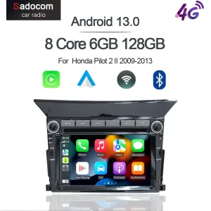 Lettore Video con schermo Android navigazione Carplay per Honda Pilot 2 II 2009-2013 GPS Multimedia Stereo Head Unit 2 din