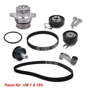 AP01 Kit pompa acqua cinghia dentata per VW Golf Mk4 1J5 Bora Seat Leon Toledo 1.6 16V 77 KW 105HP ATN AUS AZD BCB