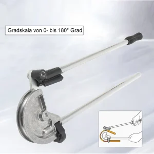 Piegatubi da 180 gradi Piegatubi da 5/8″ Utensile manuale per piegare per carichi pesanti