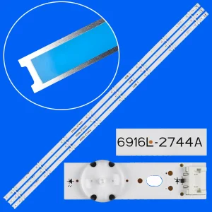 Striscia di retroilluminazione a LED per 43UH6100 43UH620V 43UH610T 43LF5700 43UH617T 43 V16.5 ART3 2744 6916L-2744A UHD 1 LC430DGE (FJ) (M2)