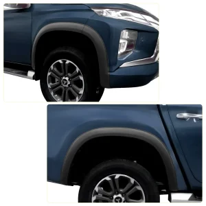 Parafango Flares Arco Ruota Parafanghi Per Mitsubishi L200 Triton 2019-2023 Guardia Doppia Cabina Auto Parte Accessori Auto Nero Opaco
