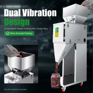 Pesatrice da 10-999 g Riempitrice quantitativa veloce in acciaio inossidabile 2 g (depilogo del materiale)