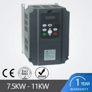 Convertitore di frequenza per motore 380V 5.5kw/7.5KW 1 fase 220V ingresso a tre uscite 380V 50hz/60hz AC Drive Inverter di frequenza VFD