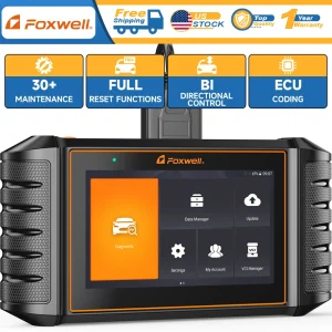 FOXWELL NT710 Strumenti diagnostici per auto OBD2 Tutti i sistemi Test bidirezionale IMMO A/F Regolare IMMO 30+ Reset ODB 2 Scanner automobilistico