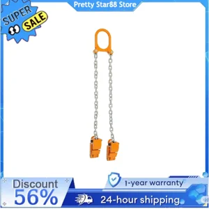 Gru di sollevamento per sollevatore a tamburo verticale durevole resistente alla ruggine in fibra gialla da 2000 libbre per piante chimici/fattori