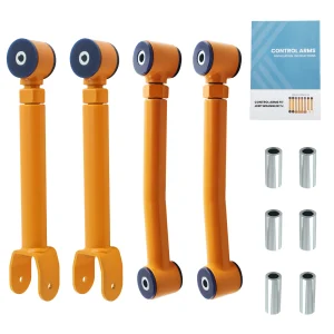 Bracci di controllo anteriori superiori e inferiori regolabili da 4 pezzi per sospensione Jeep Grand Cherokee 1999-04 per Wrangler TJ 1997-2006