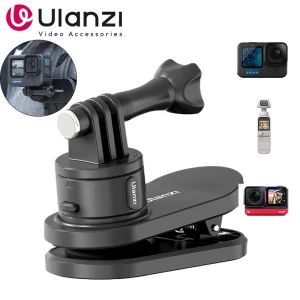 Morsetto magnetico per zaino Ulanzi 360 °   Rotazione per GoPro Hero 13 11 10 9 8 7 Insta360 X3 DJI mini 3 Accessorio per action camera