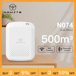 NAMSTE Diffusore di aromi intelligente Hotel Diffusore di fragranze professionale 1000m3 Macchina per aromi per ambienti di grandi dimensioni con controllo Bluetooth della ventola