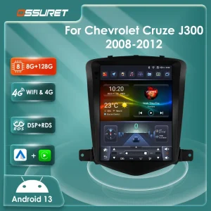 Autoradio Android 13 da 9.7 pollici 7862 Carplay per Chevrolet Cruze J300 2008-2012 Lettore multimediale video 4G GPS navigatore Stereo Audio SWC FM