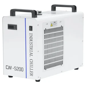 VEVOR Water Chiller CW3000 CW5000 CW5200 Sistema di raffreddamento del refrigeratore d’acqua con capacità del serbatoio dell’acqua da 6 litri per dispositivo di raffreddamento del tubo laser in vetro